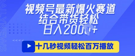 视频号最新爆火ai民国美女视频,轻松百万播放,结合带货日入数张-山河资源网